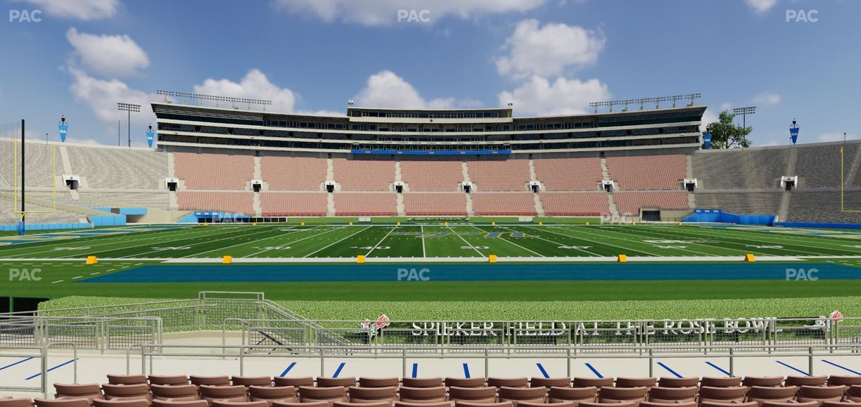 Rose Bowl Stadium - Section Lower 4 H Seat View