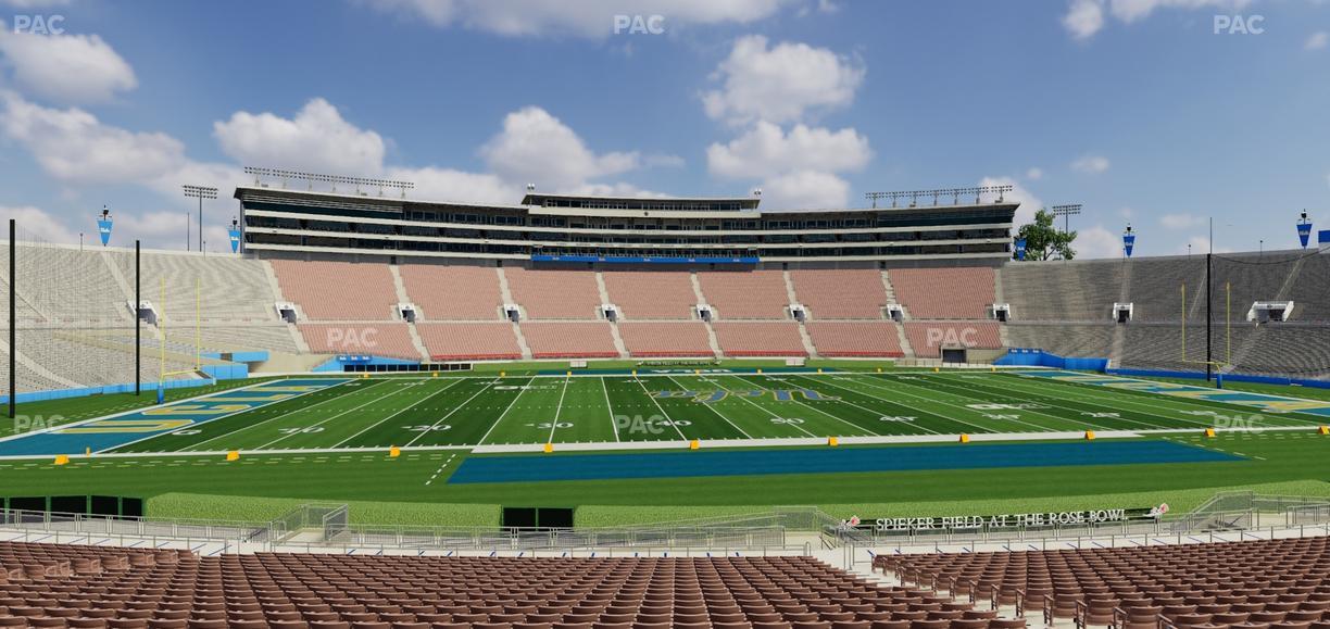 Rose Bowl Stadium - Section Lower 4 L Seat View