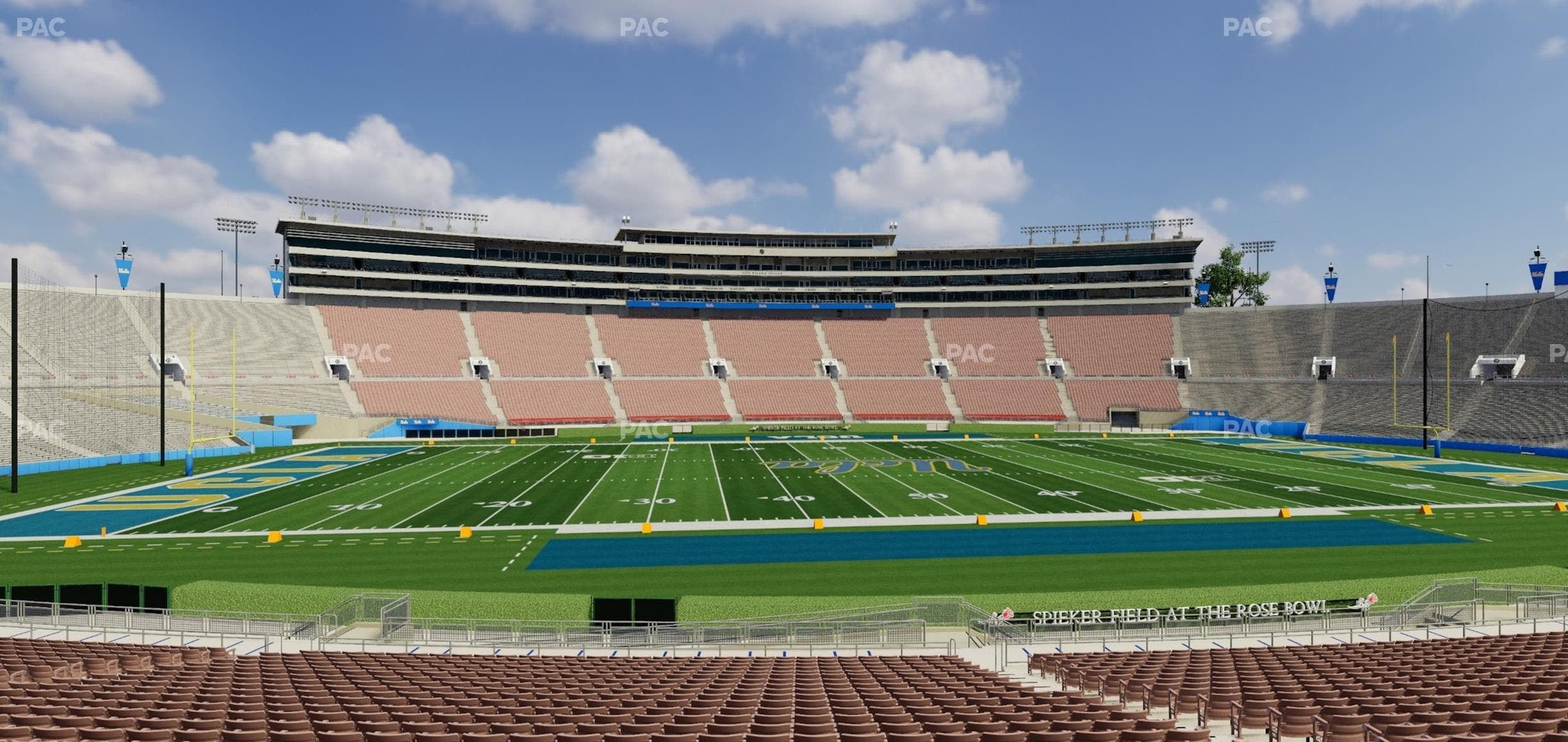 Rose Bowl Stadium - Section Lower 4 L Seat View