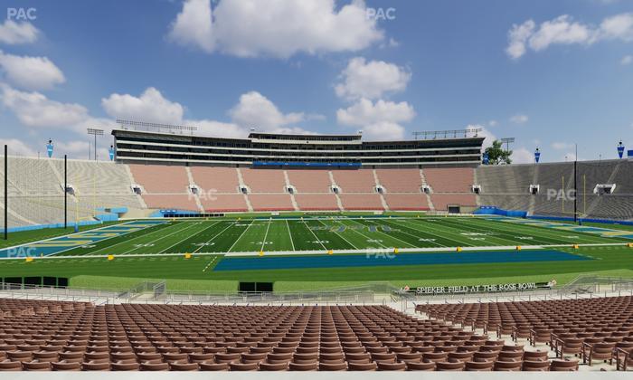 Rose Bowl Stadium - Section Lower 4 L Seat View