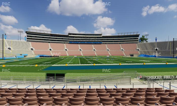 Rose Bowl Stadium - Section Lower 4 L Seat View
