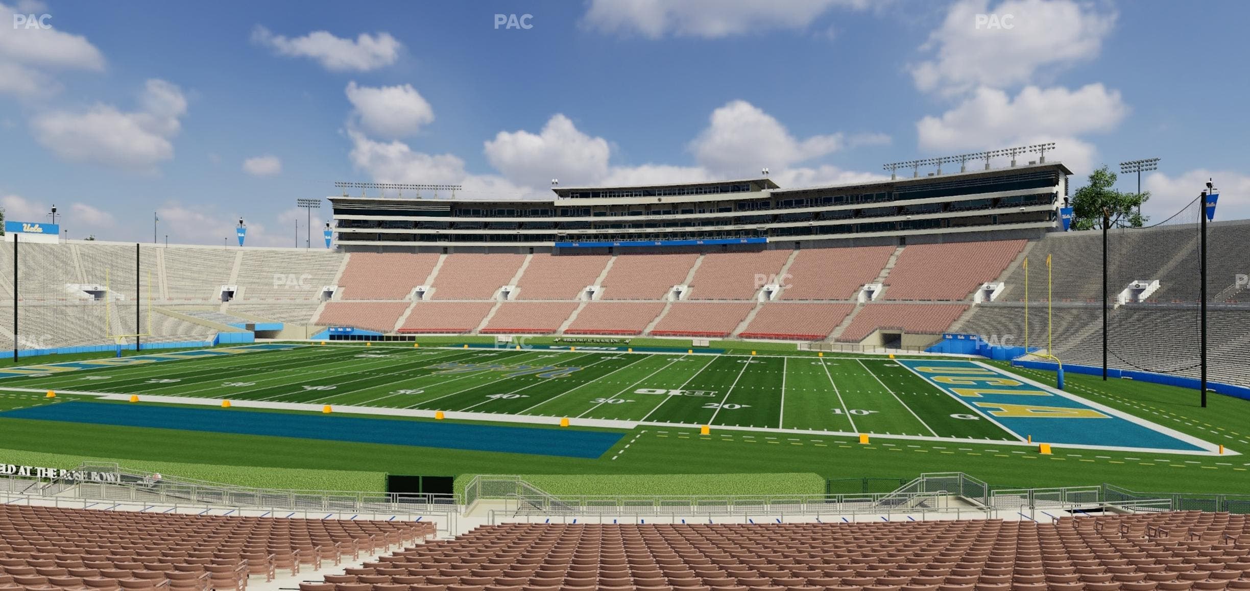 Rose Bowl Stadium - Section Lower 6 H Seat View