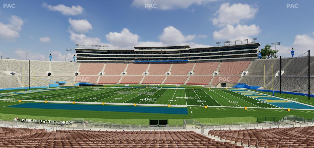 Rose Bowl Stadium - Section Lower 6 L Seat View