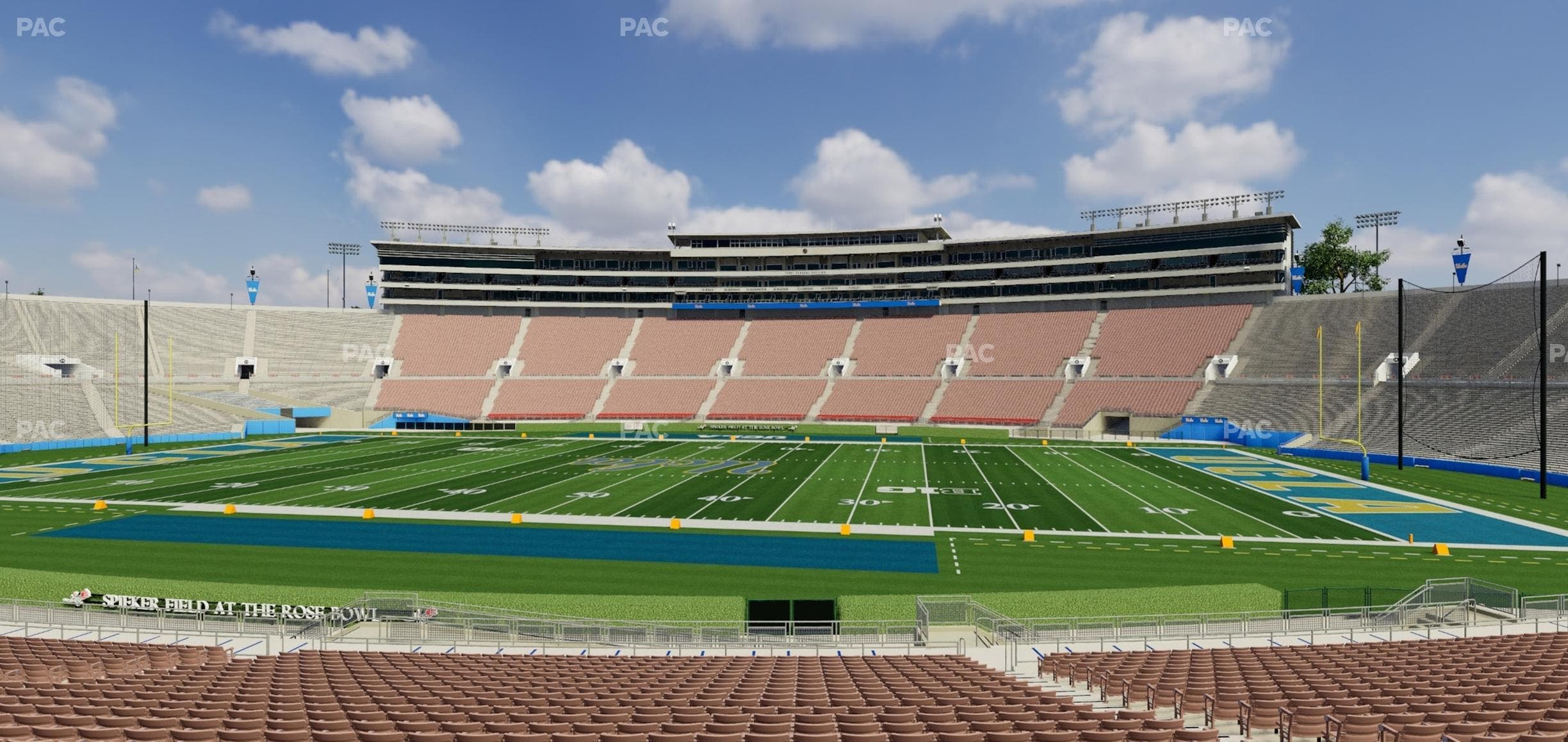 Rose Bowl Stadium - Section Lower 6 L Seat View
