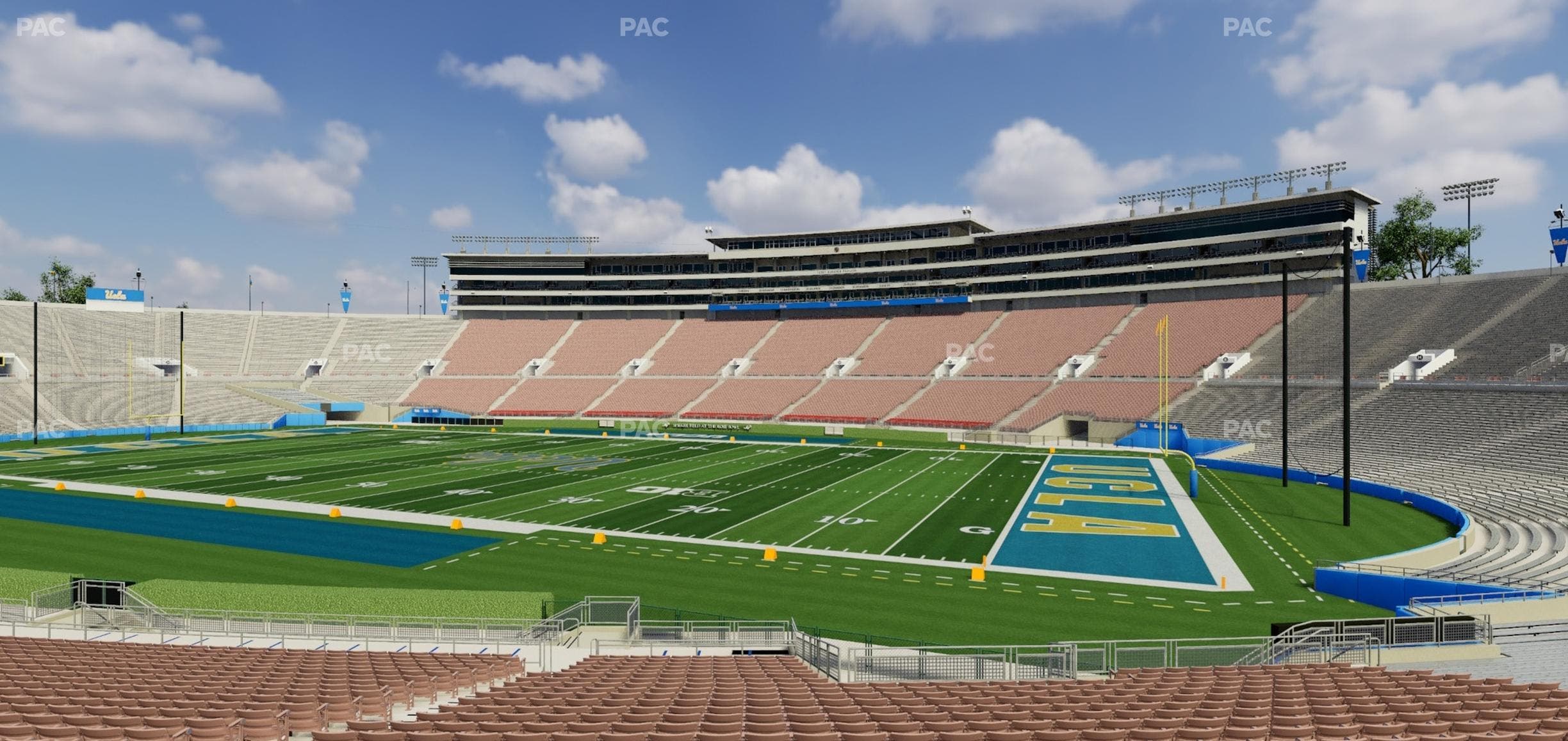 Rose Bowl Stadium - Section Lower 7 H Seat View