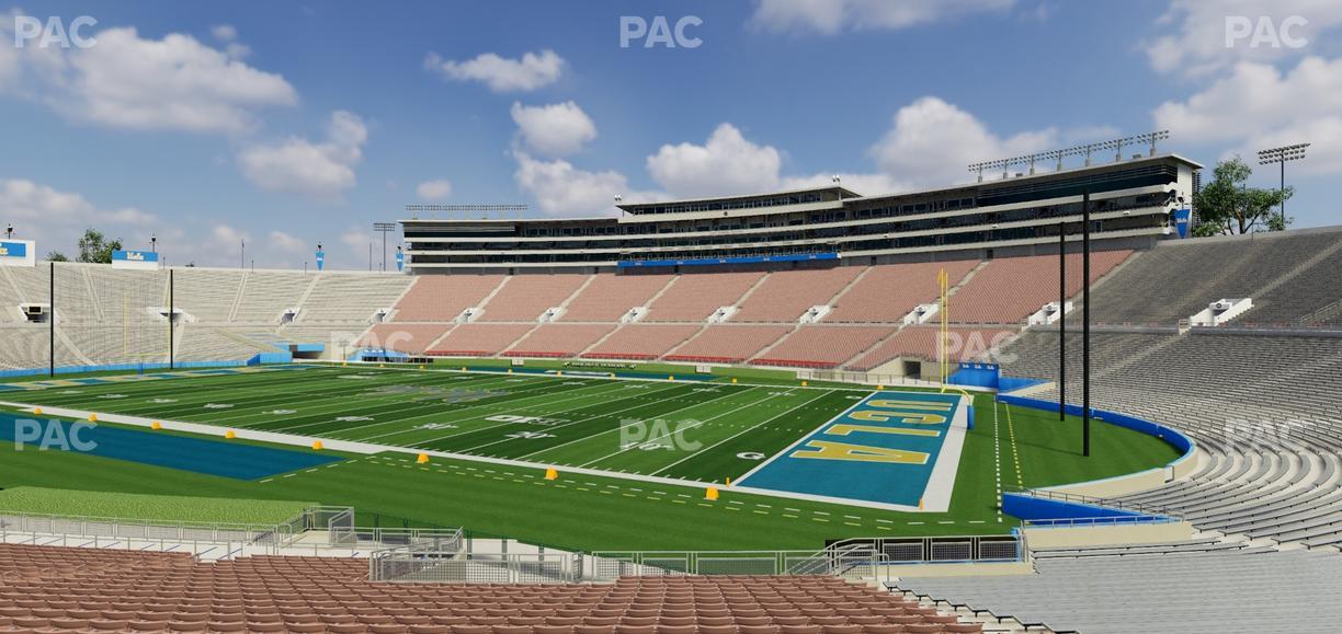 Rose Bowl Stadium - Section Lower 8 L Seat View