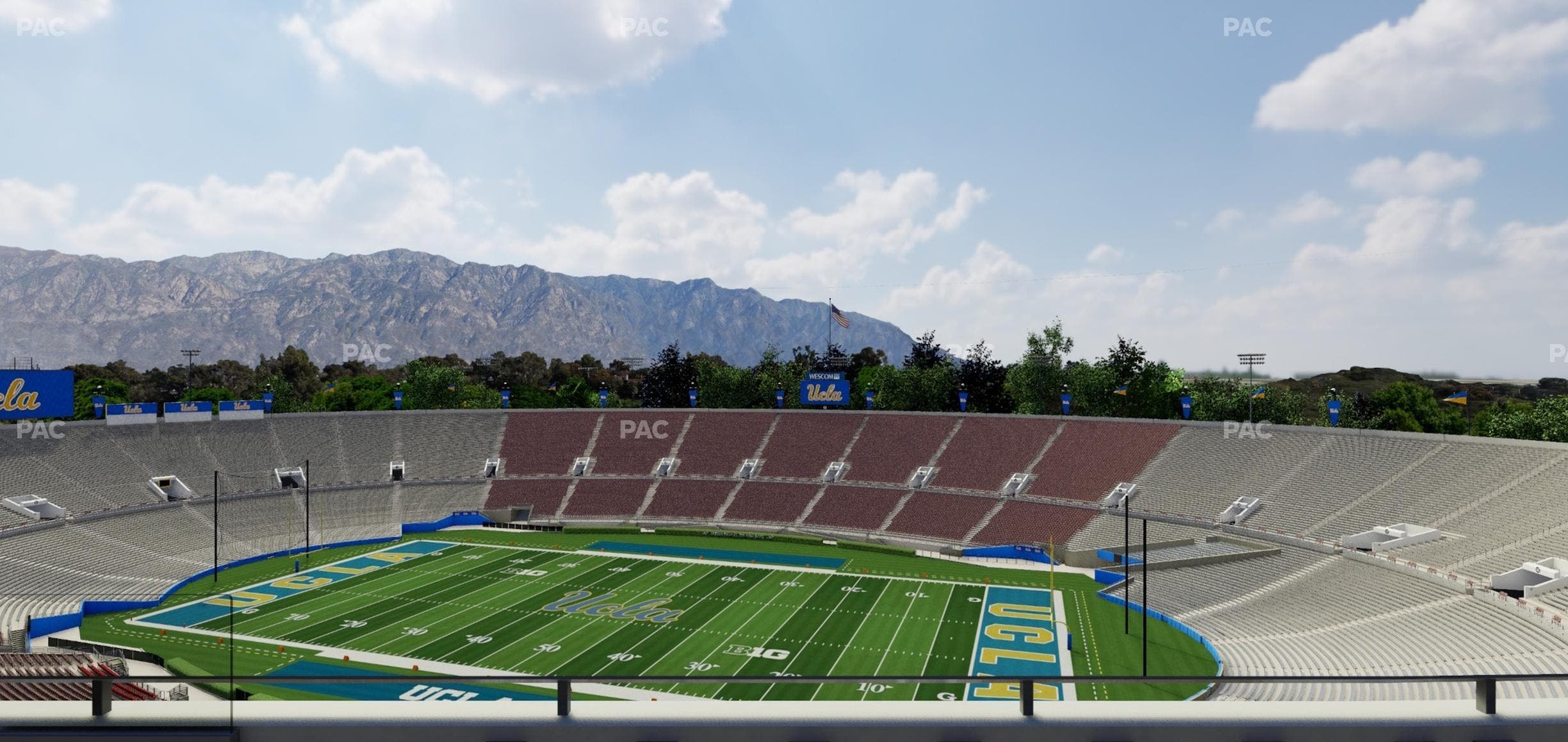 Rose Bowl Stadium - Section Suite F 2 Seat View