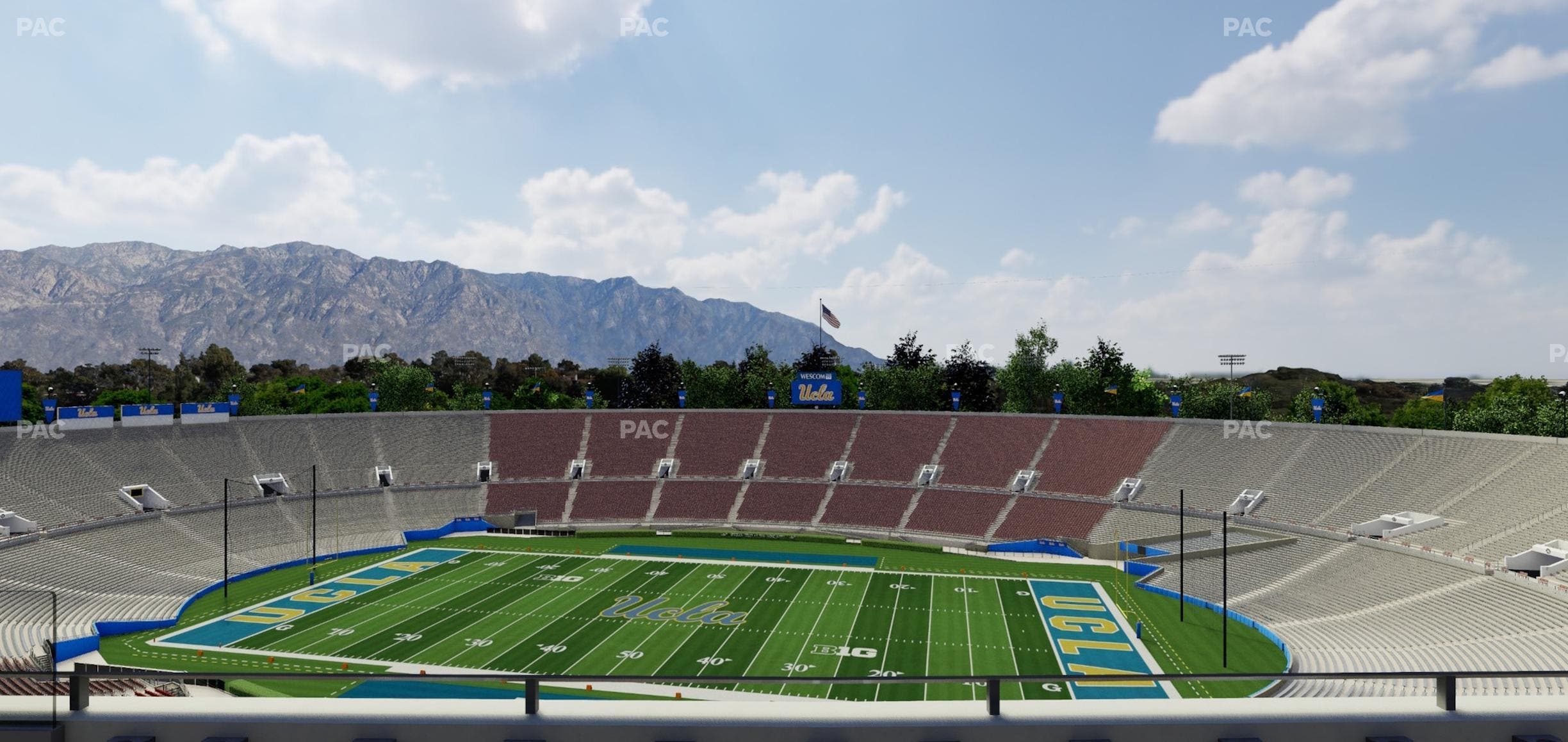 Rose Bowl Stadium - Section Suite F 6 Seat View