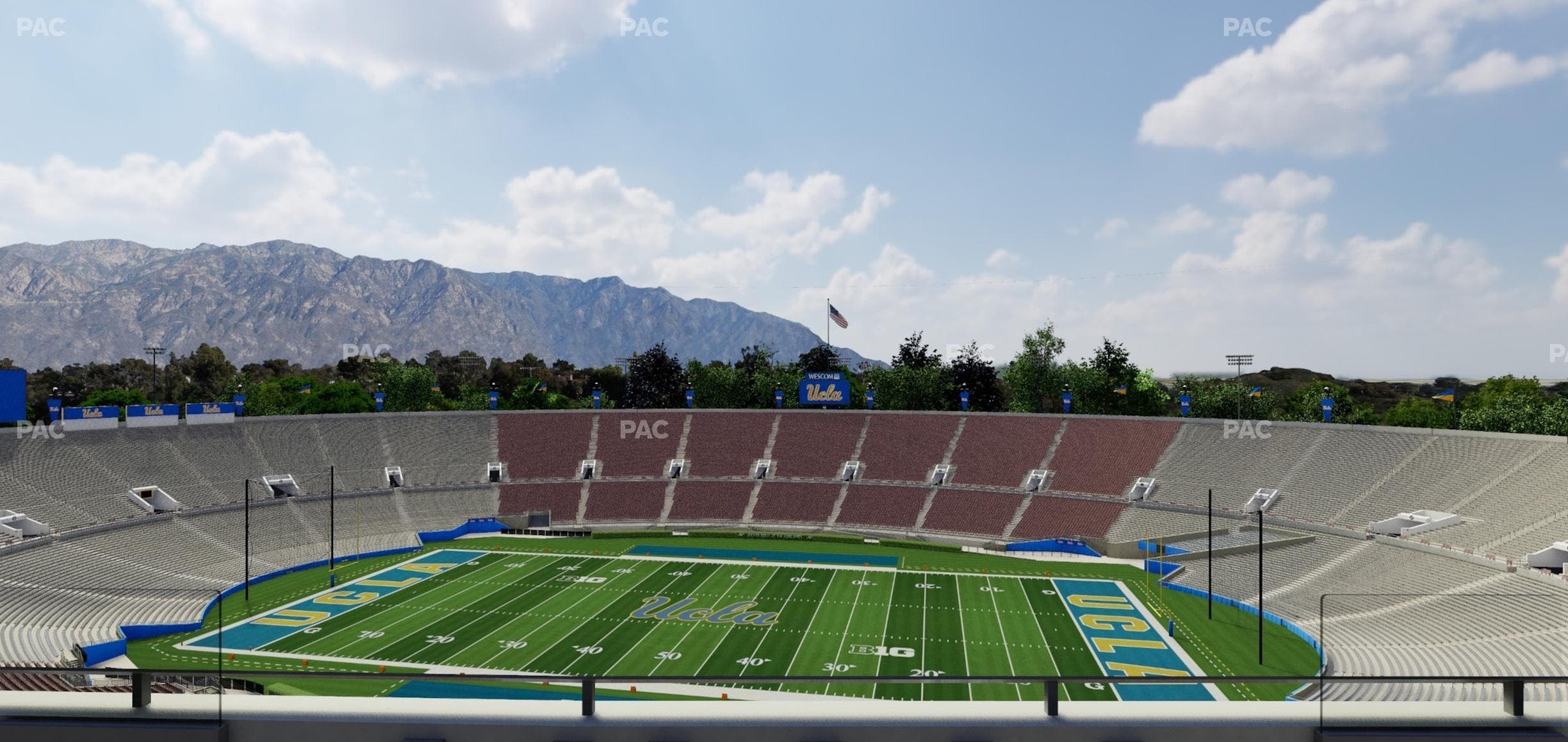Rose Bowl Stadium - Section Suite F 7 Seat View