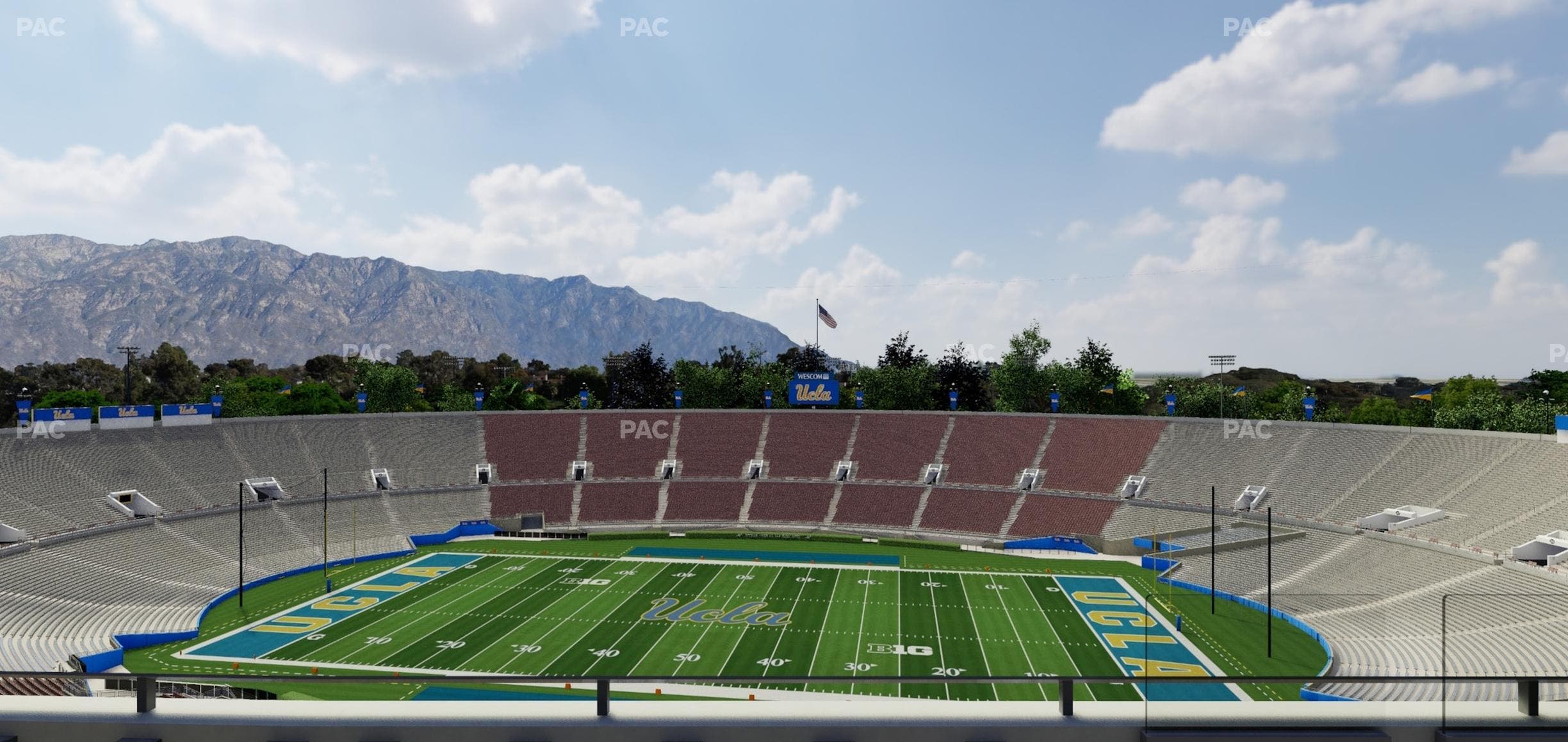 Rose Bowl Stadium - Section Suite F 8 Seat View