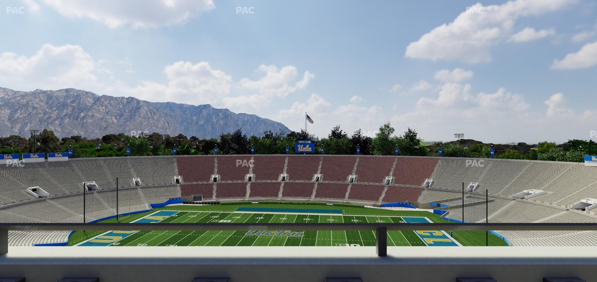 Rose Bowl Stadium - Section Suite F 9 Seat View