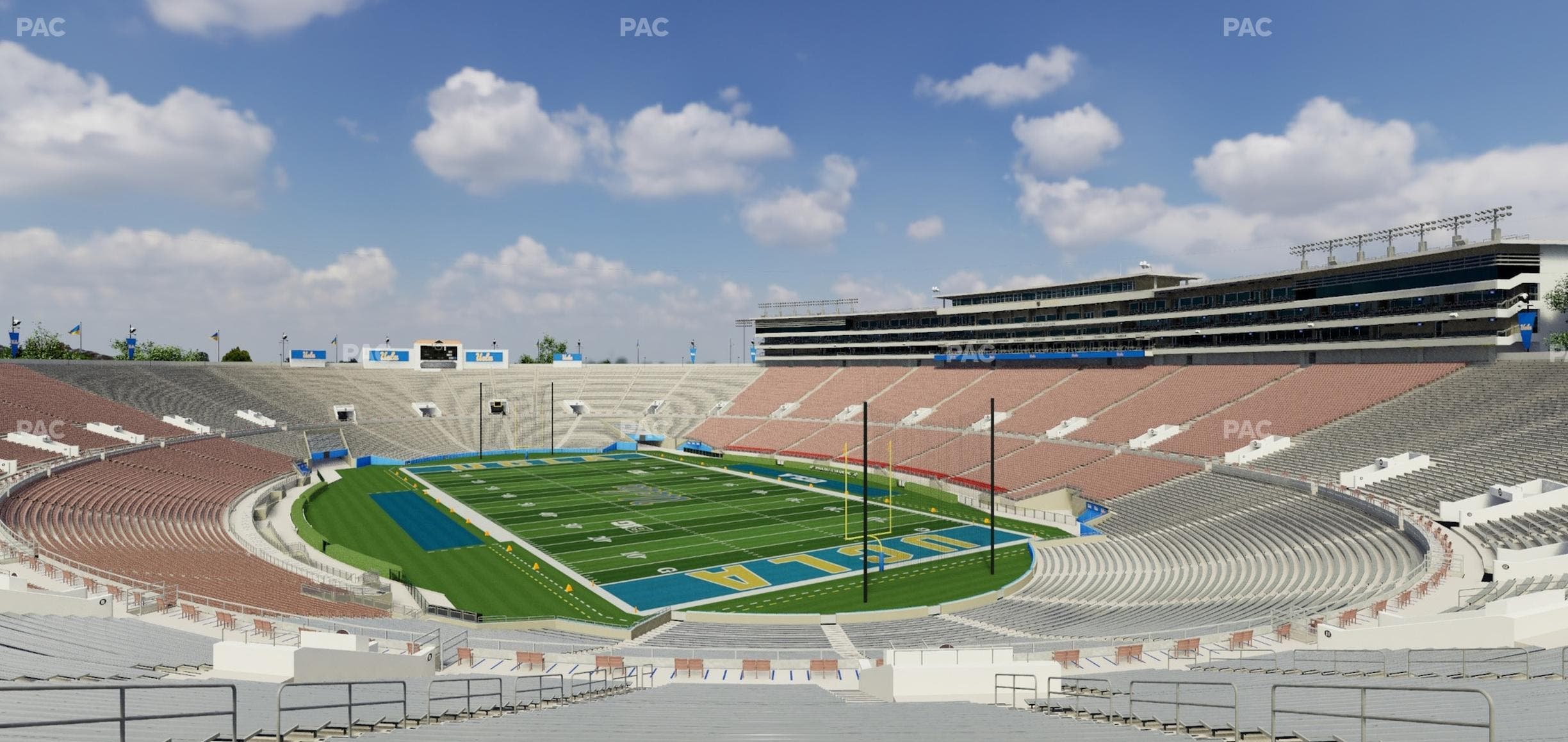 Rose Bowl Stadium - Section Upper 10 L Seat View