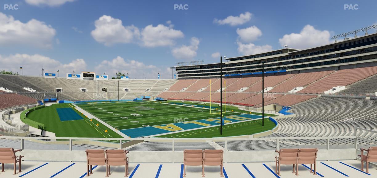 Rose Bowl Stadium - Section Upper 10 L Seat View