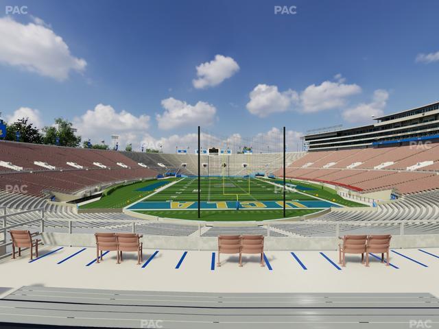 Rose Bowl Stadium - Section Upper 11 H Seat View