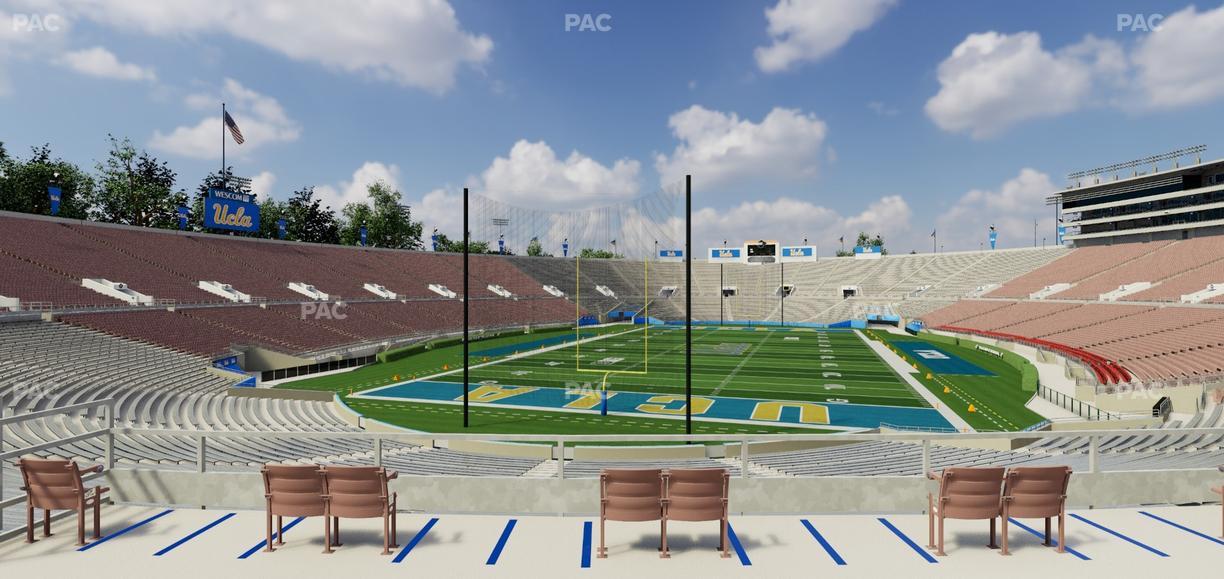 Rose Bowl Stadium - Section Upper 12 H Seat View