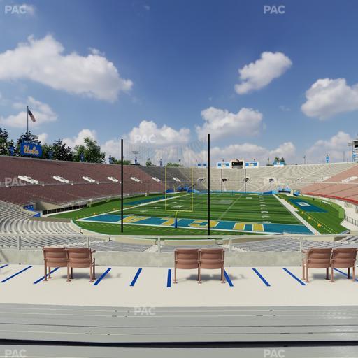 Rose Bowl Stadium - Section Upper 12 H Seat View