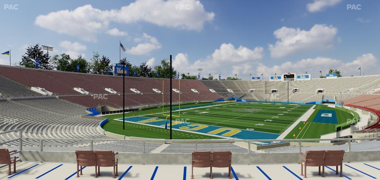 Rose Bowl Stadium - Section Upper 13 H Seat View