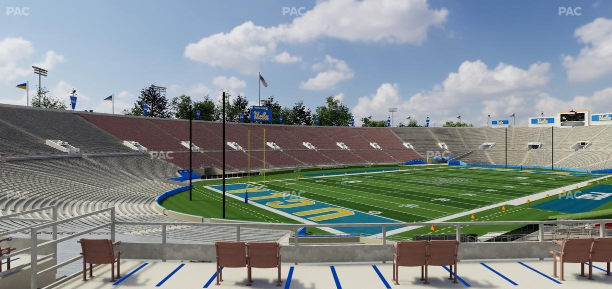 Rose Bowl Stadium - Section Upper 14 H Seat View