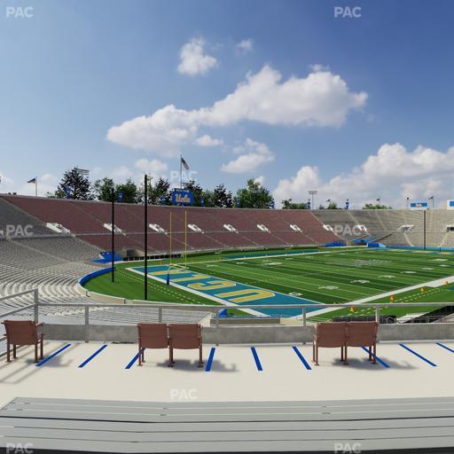 Rose Bowl Stadium - Section Upper 14 H Seat View
