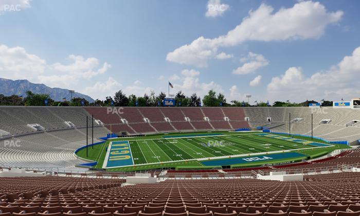 Rose Bowl Stadium - Section Upper 16 H Seat View