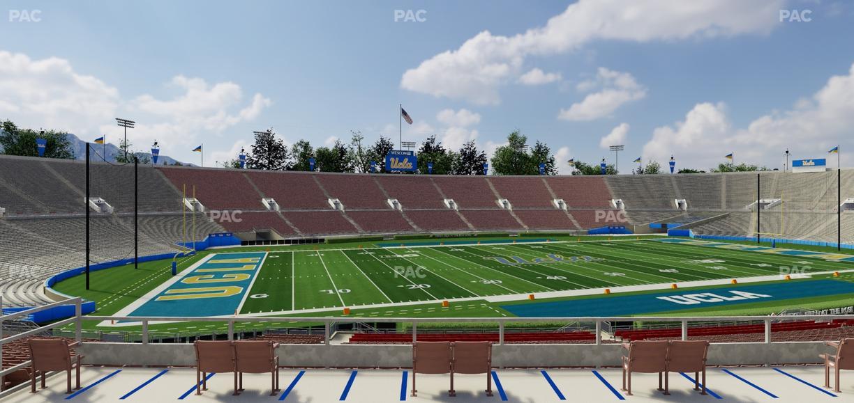 Rose Bowl Stadium - Section Upper 16 H Seat View