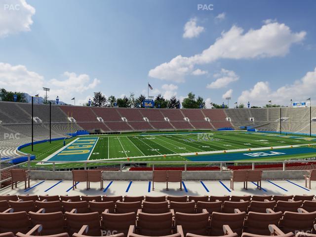 Rose Bowl Stadium - Section Upper 16 H Seat View