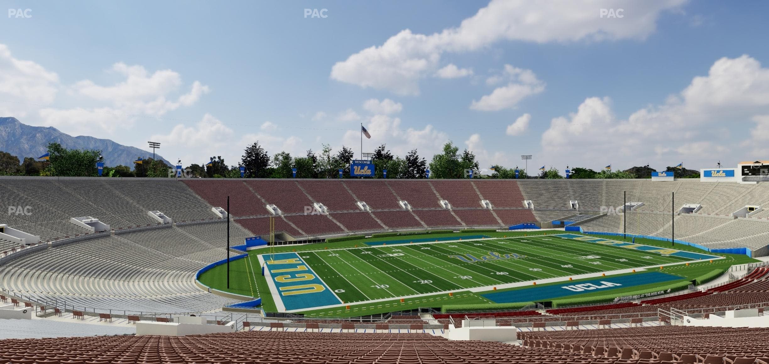 Rose Bowl Stadium - Section Upper 16 L Seat View