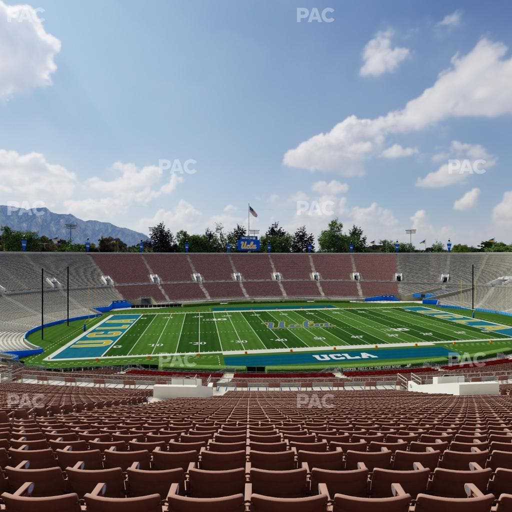 Rose Bowl Stadium - Section Upper 17 H Seat View