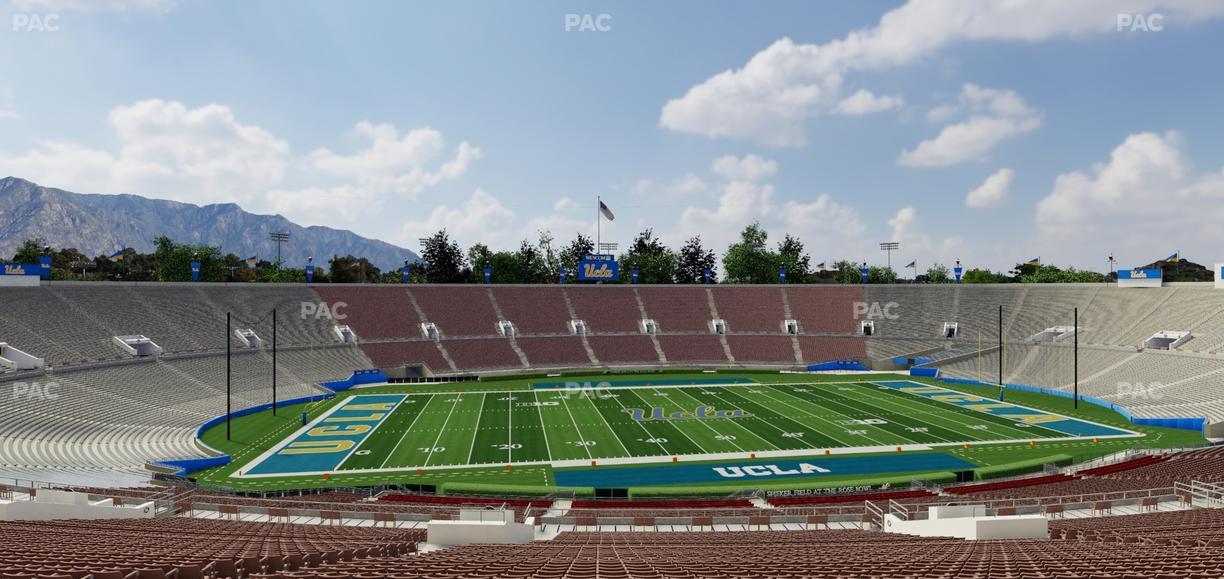 Rose Bowl Stadium - Section Upper 17 H Seat View