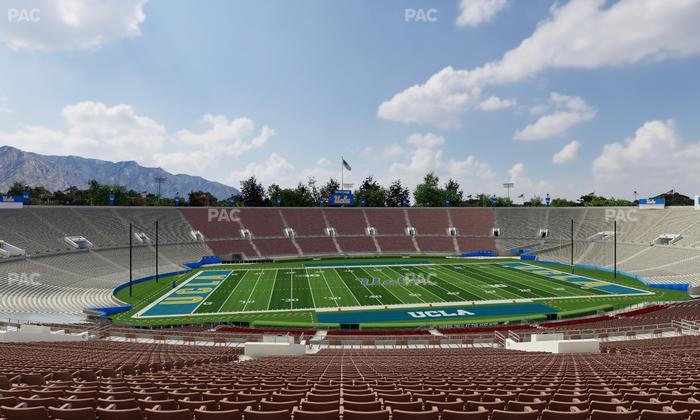 Rose Bowl Stadium - Section Upper 17 H Seat View