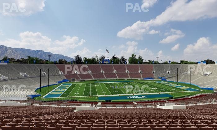 Rose Bowl Stadium - Section Upper 17 H Seat View