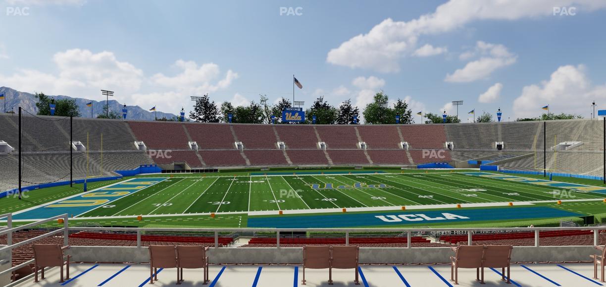 Rose Bowl Stadium - Section Upper 17 H Seat View