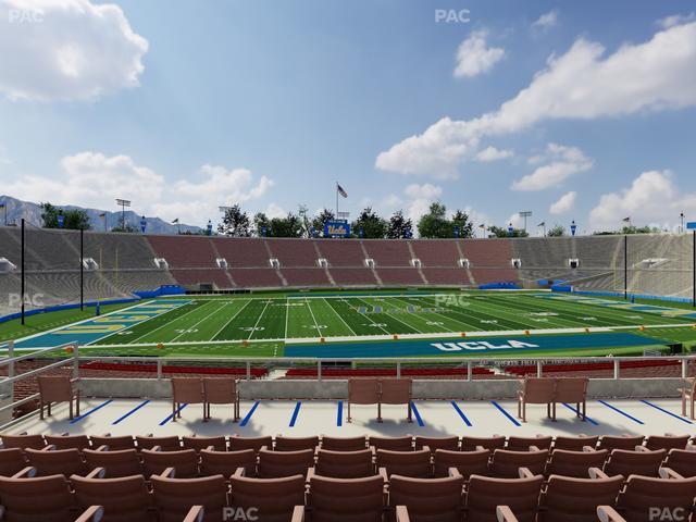 Rose Bowl Stadium - Section Upper 17 H Seat View
