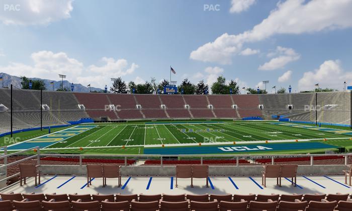 Rose Bowl Stadium - Section Upper 17 H Seat View
