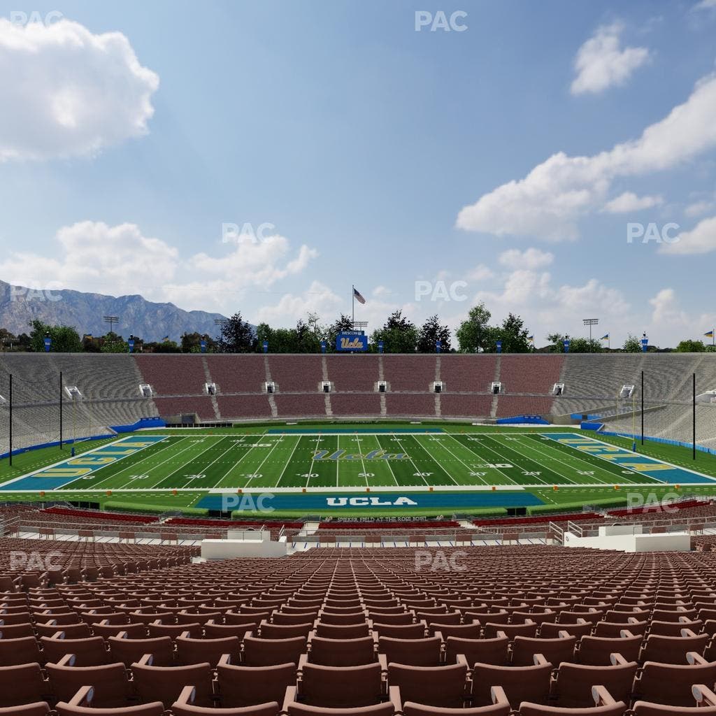 Rose Bowl Stadium - Section Upper 18 H Seat View