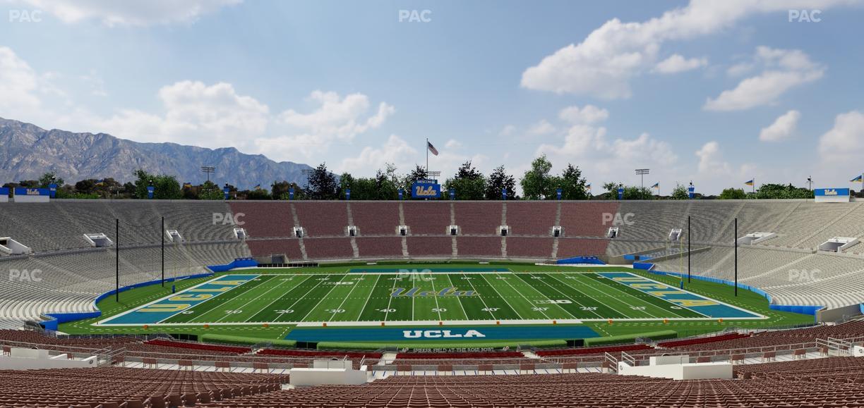 Rose Bowl Stadium - Section Upper 18 H Seat View