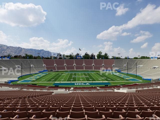 Rose Bowl Stadium - Section Upper 18 H Seat View