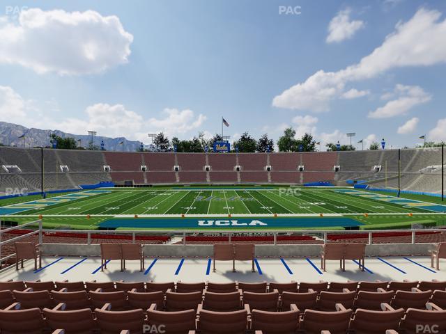 Rose Bowl Stadium - Section Upper 18 H Seat View