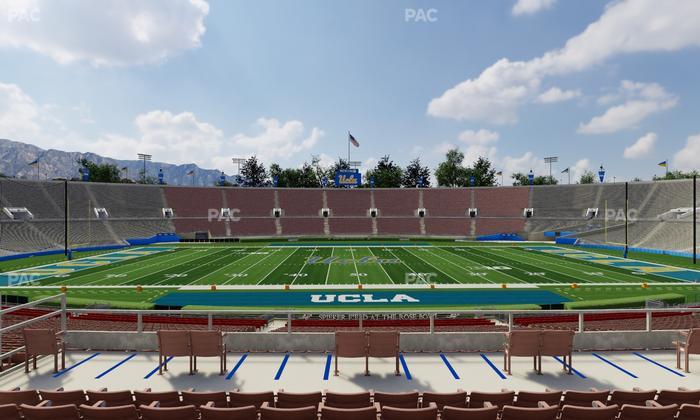 Rose Bowl Stadium - Section Upper 18 H Seat View