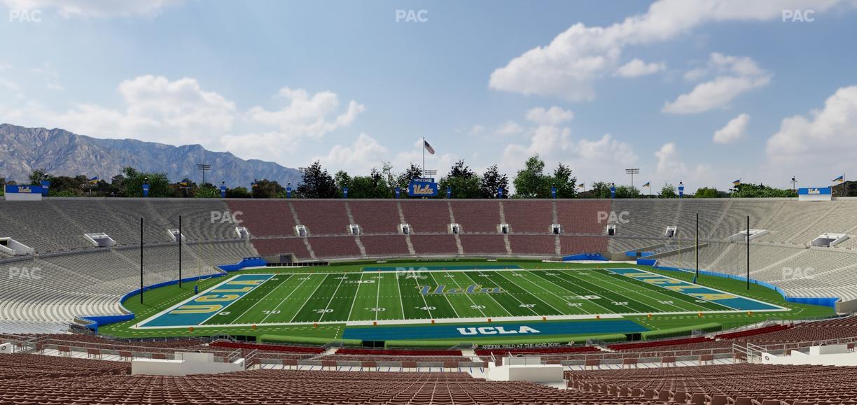 Rose Bowl Stadium - Section Upper 18 L Seat View