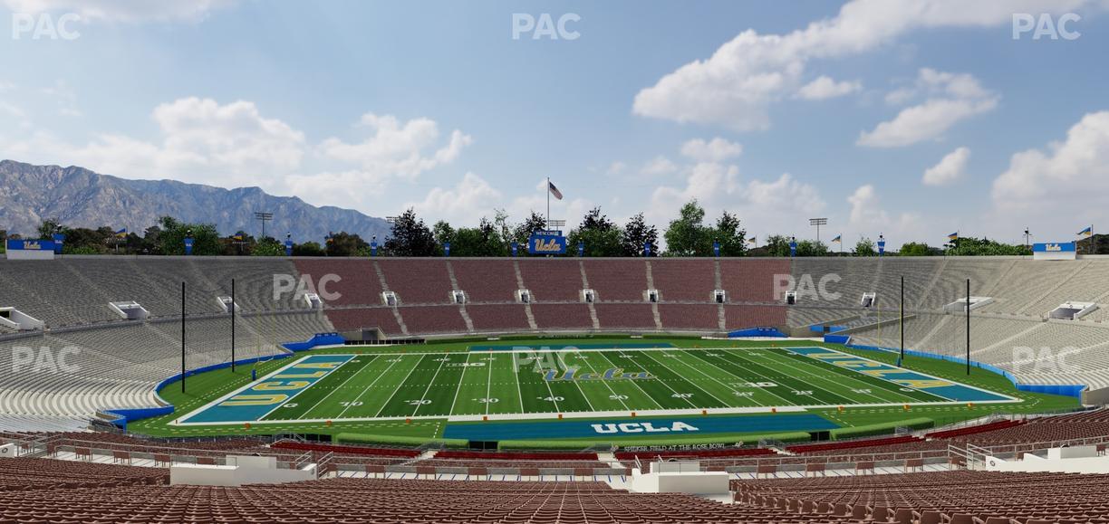 Rose Bowl Stadium - Section Upper 18 L Seat View