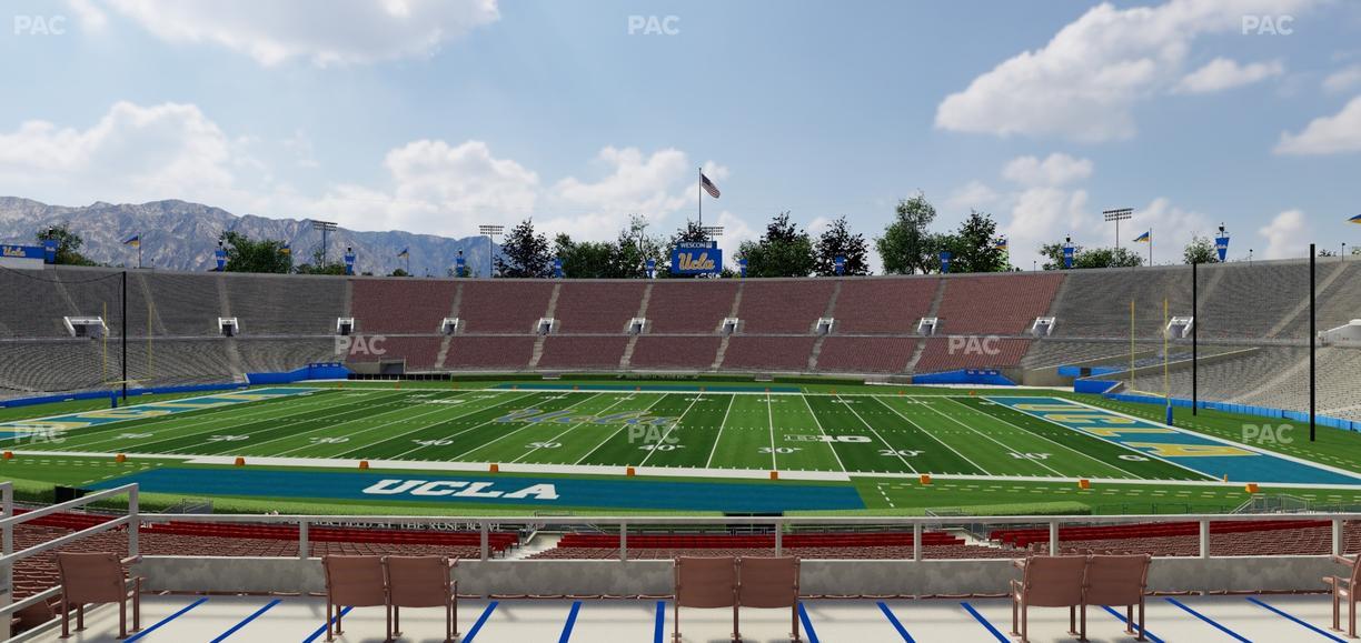 Rose Bowl Stadium - Section Upper 19 H Seat View