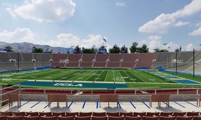 Rose Bowl Stadium - Section Upper 19 H Seat View