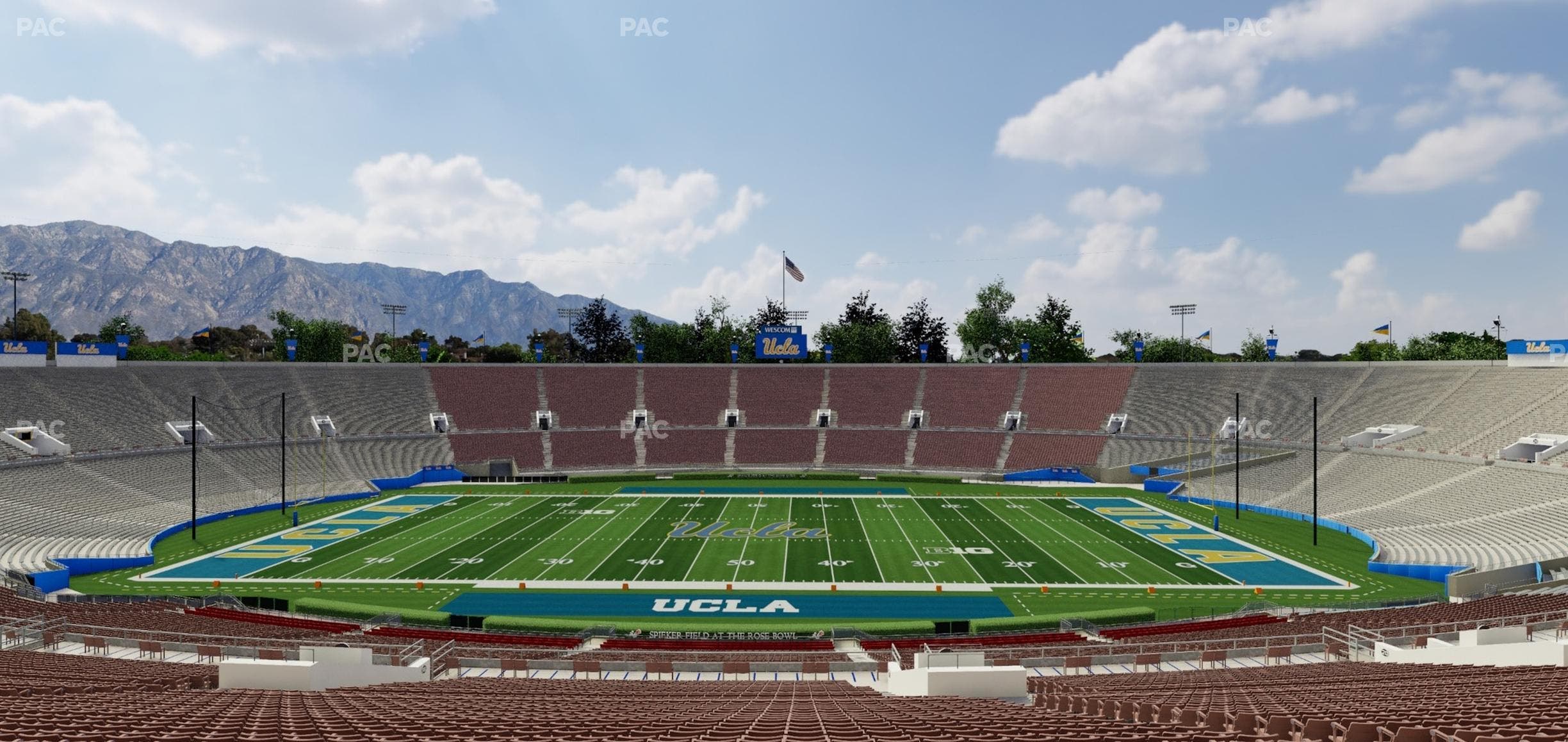 Rose Bowl Stadium - Section Upper 19 L Seat View