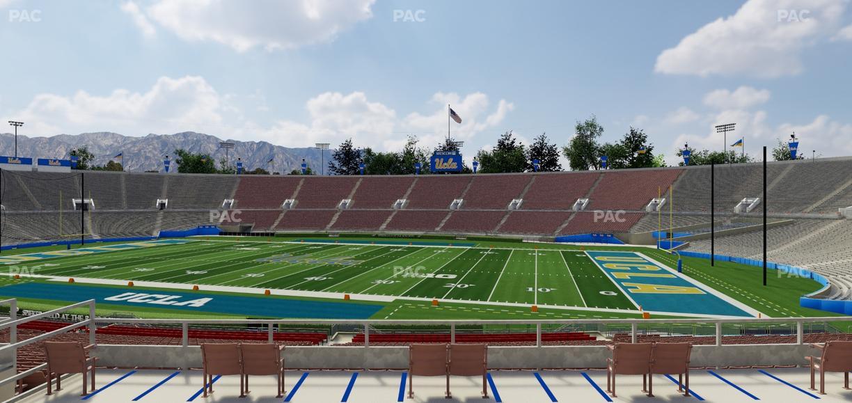 Rose Bowl Stadium - Section Upper 20 H Seat View
