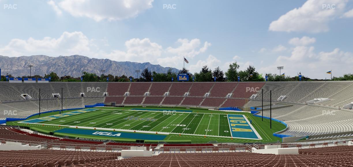 Rose Bowl Stadium - Section Upper 20 H Seat View
