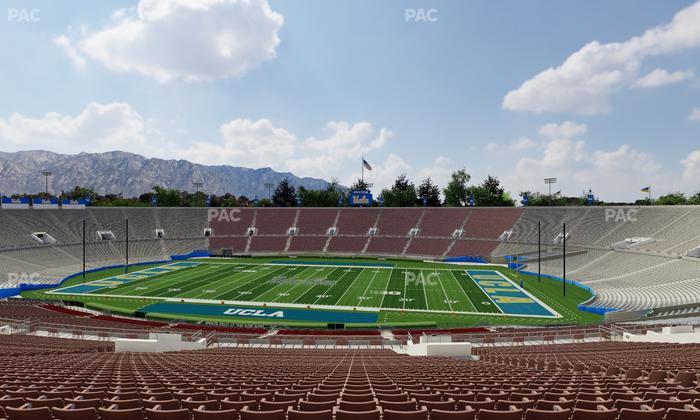 Rose Bowl Stadium - Section Upper 20 L Seat View