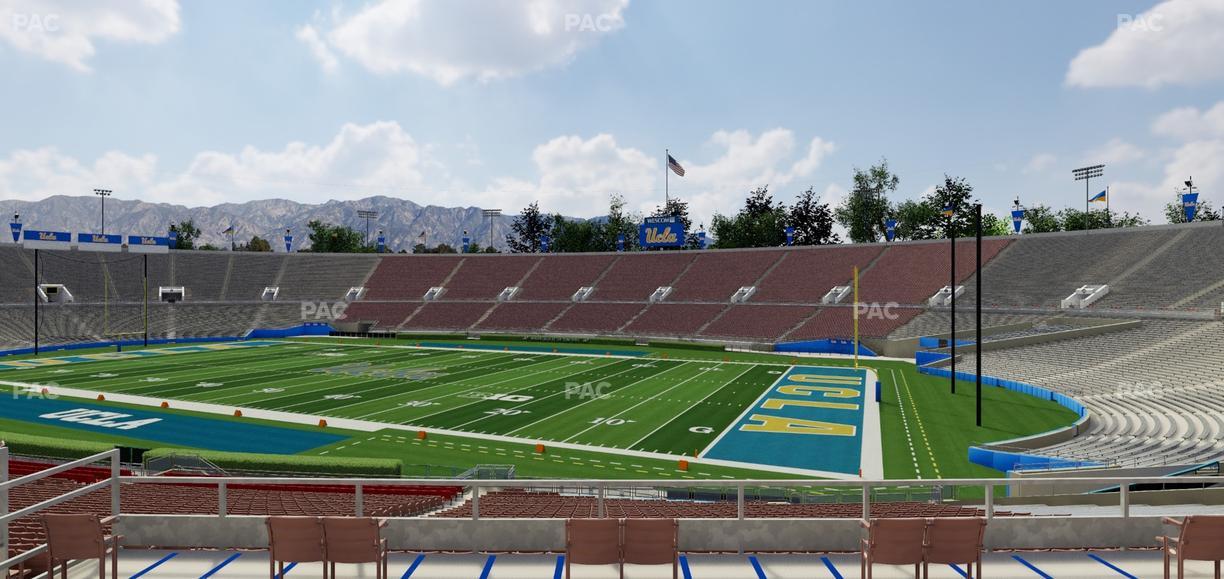 Rose Bowl Stadium - Section Upper 21 H Seat View