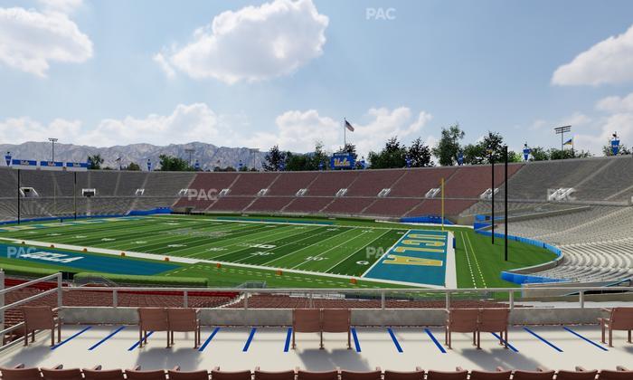 Rose Bowl Stadium - Section Upper 21 H Seat View