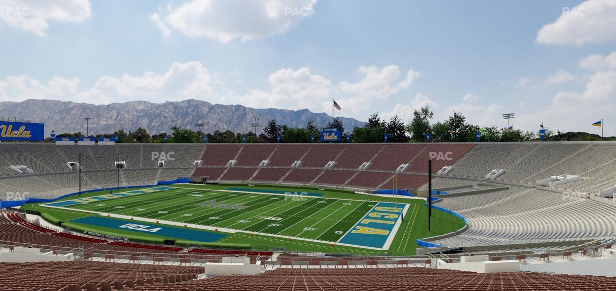 Rose Bowl Stadium - Section Upper 21 H Seat View
